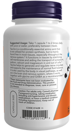 Load image into Gallery viewer, Taurine, Double Strength 1000 mg Veg Capsules
