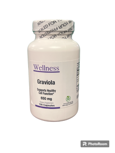 Graviola 650mg 100 Capsules - Wellness