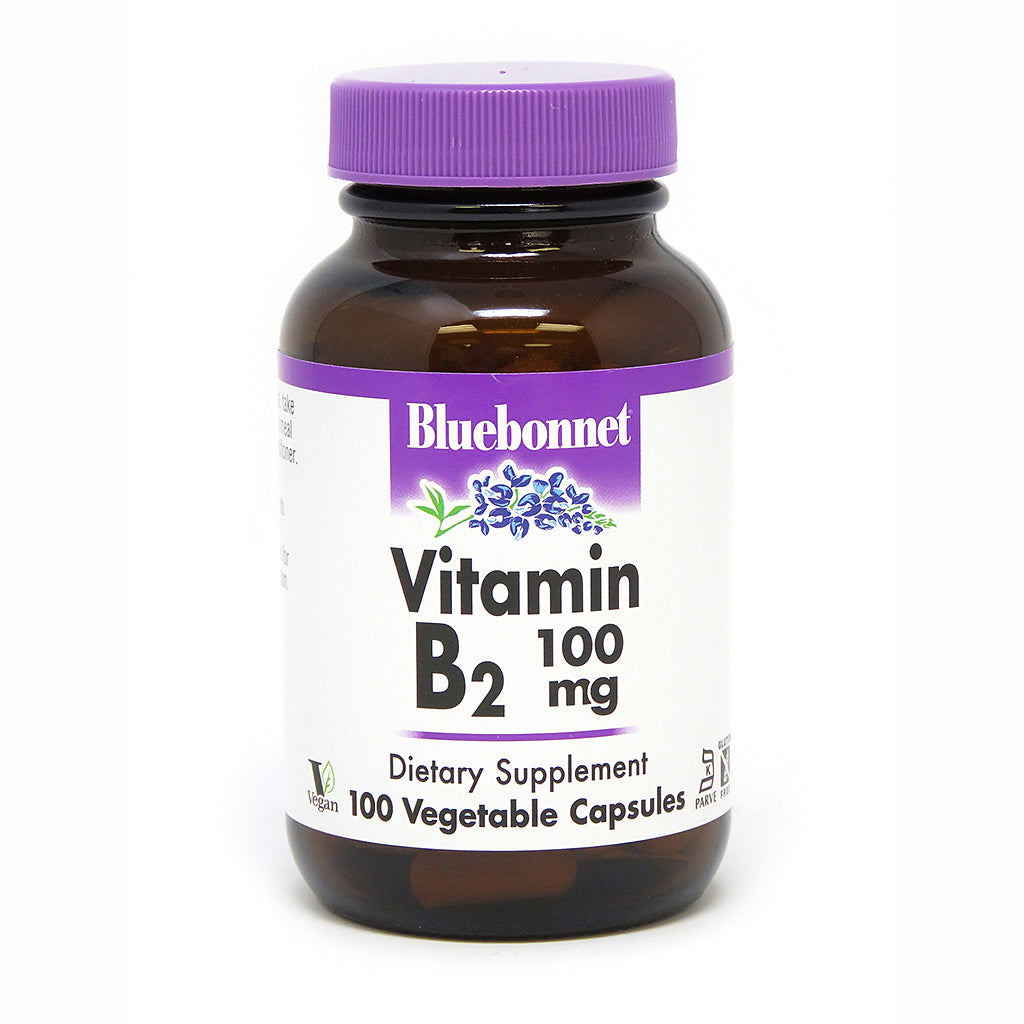 VITAMIN B2 100 mg 100 VEGETABLE CAPSULES