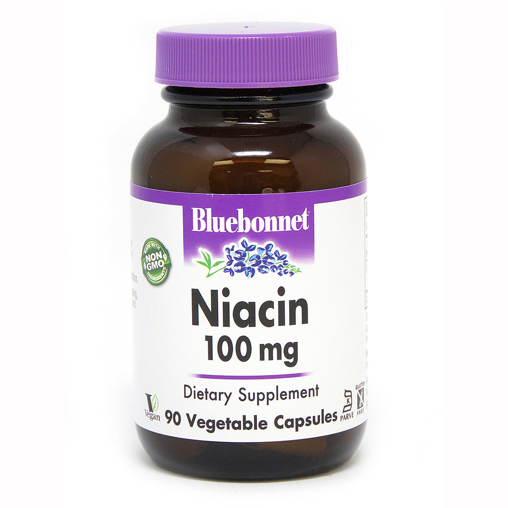 NIACIN 100 mg 90 VEGETABLE CAPSULES