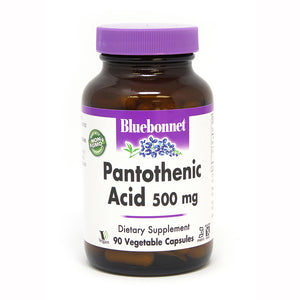 PANTOTHENIC ACID 500 mg 90 VEGETABLE CAPSULES