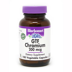 Bluebonnet Nutrition   GTF Chromium 200 mcg - 100 Vegetable Capsules