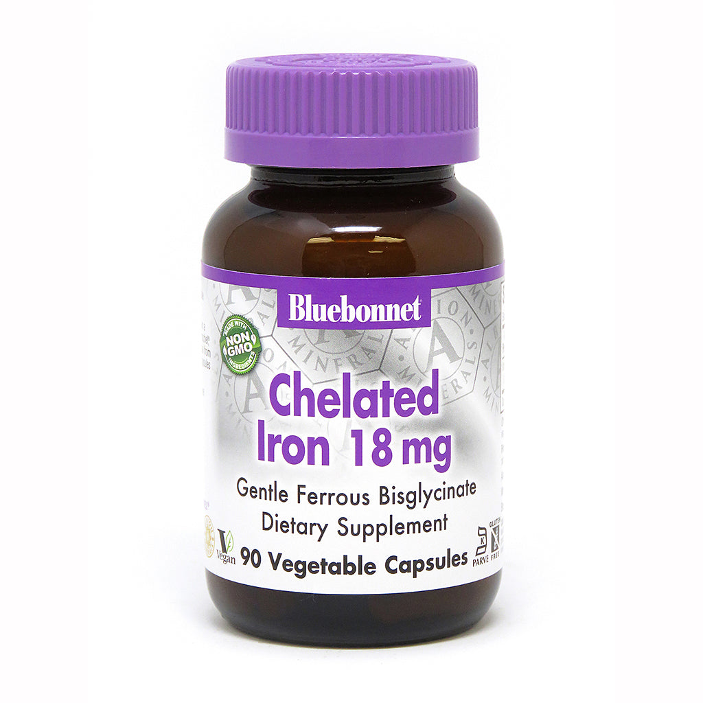 ALBION® CHELATED IRON 18 mg 90 VEGETABLE CAPSULES