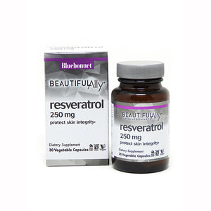 BEAUTIFUL ALLY® RESVERATROL 250 mg 30 VEGETABLE CAPSULES
