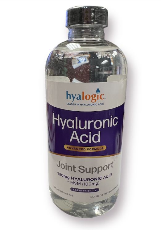 Hyalogic Hyaluronic Acid + MSM (100mg) Joint Support