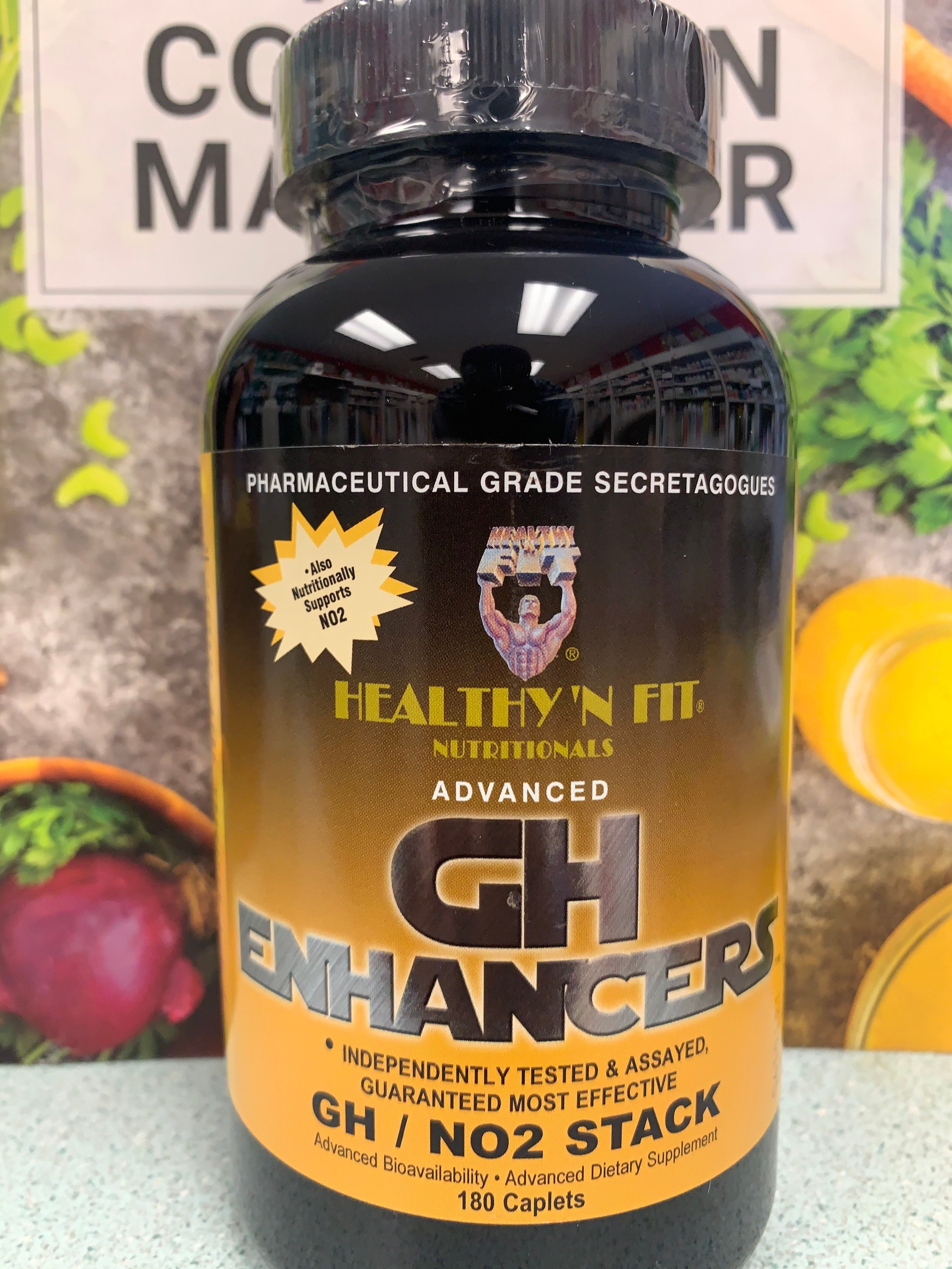 Healthy N Fit Nutritionals GH Enhancers GH NO2 (180 Capsules)