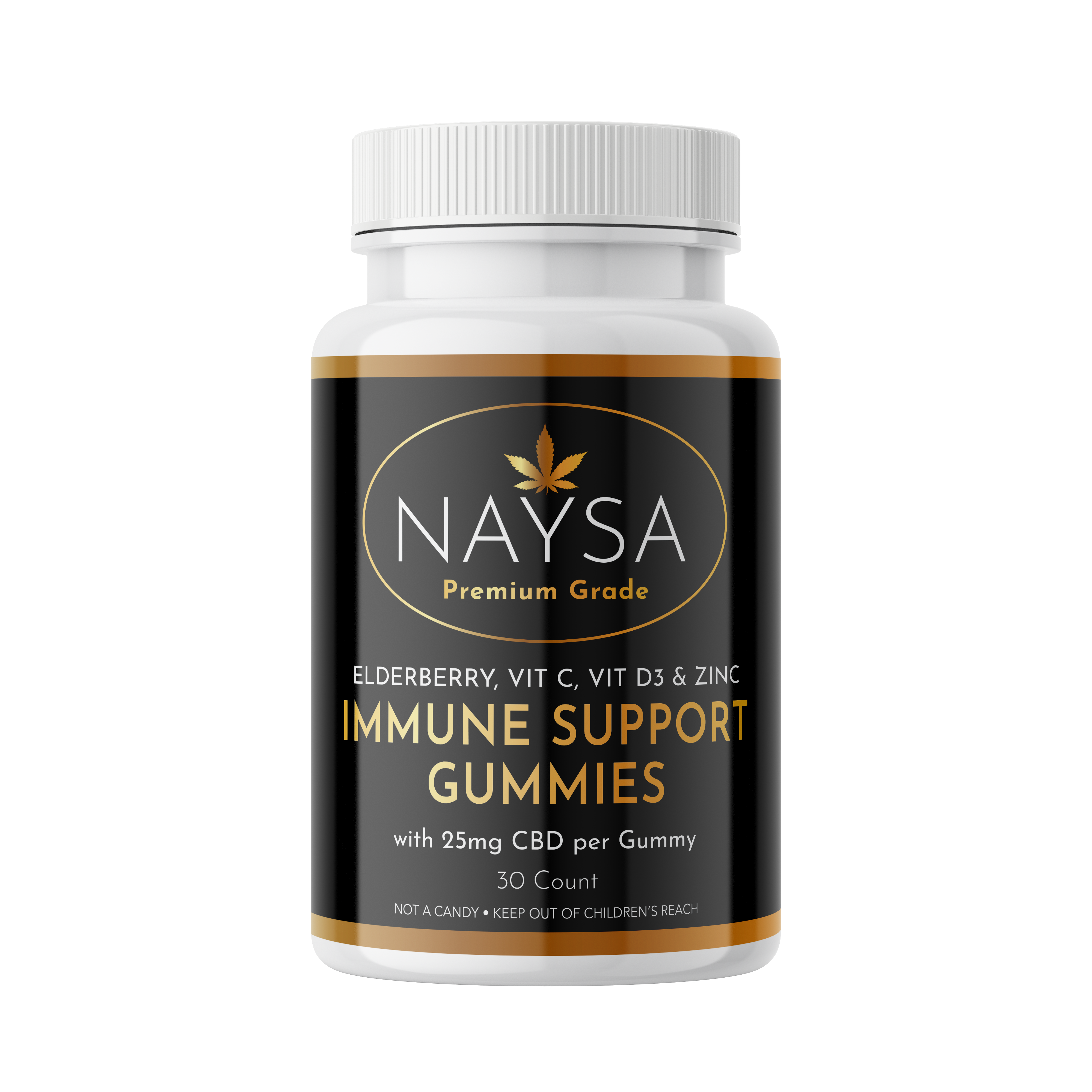 Immune Support Gummies with 25mg CBD